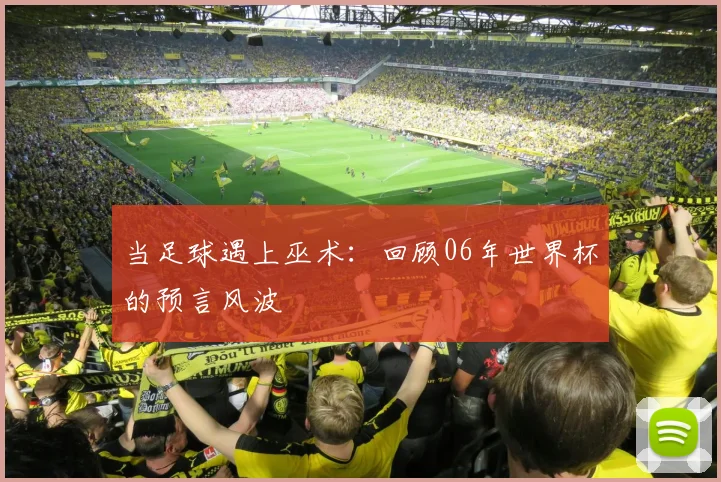当足球遇上巫术：回顾06年世界杯的预言风波